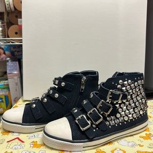 Ash Studded Hightops for Kids